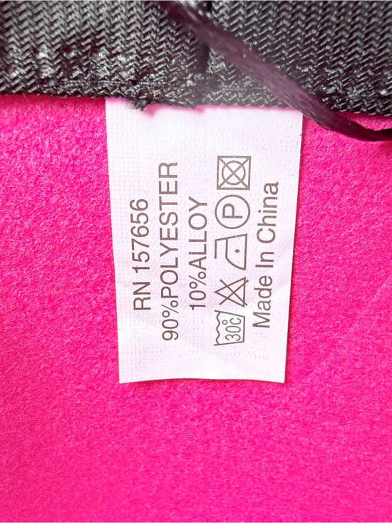 Fuchsia Rhinestone Buckle Fedora Wide Brim Hat main image 9